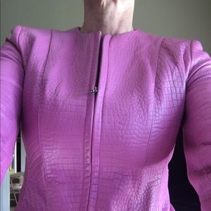 Anne Klein Pink leather jacket